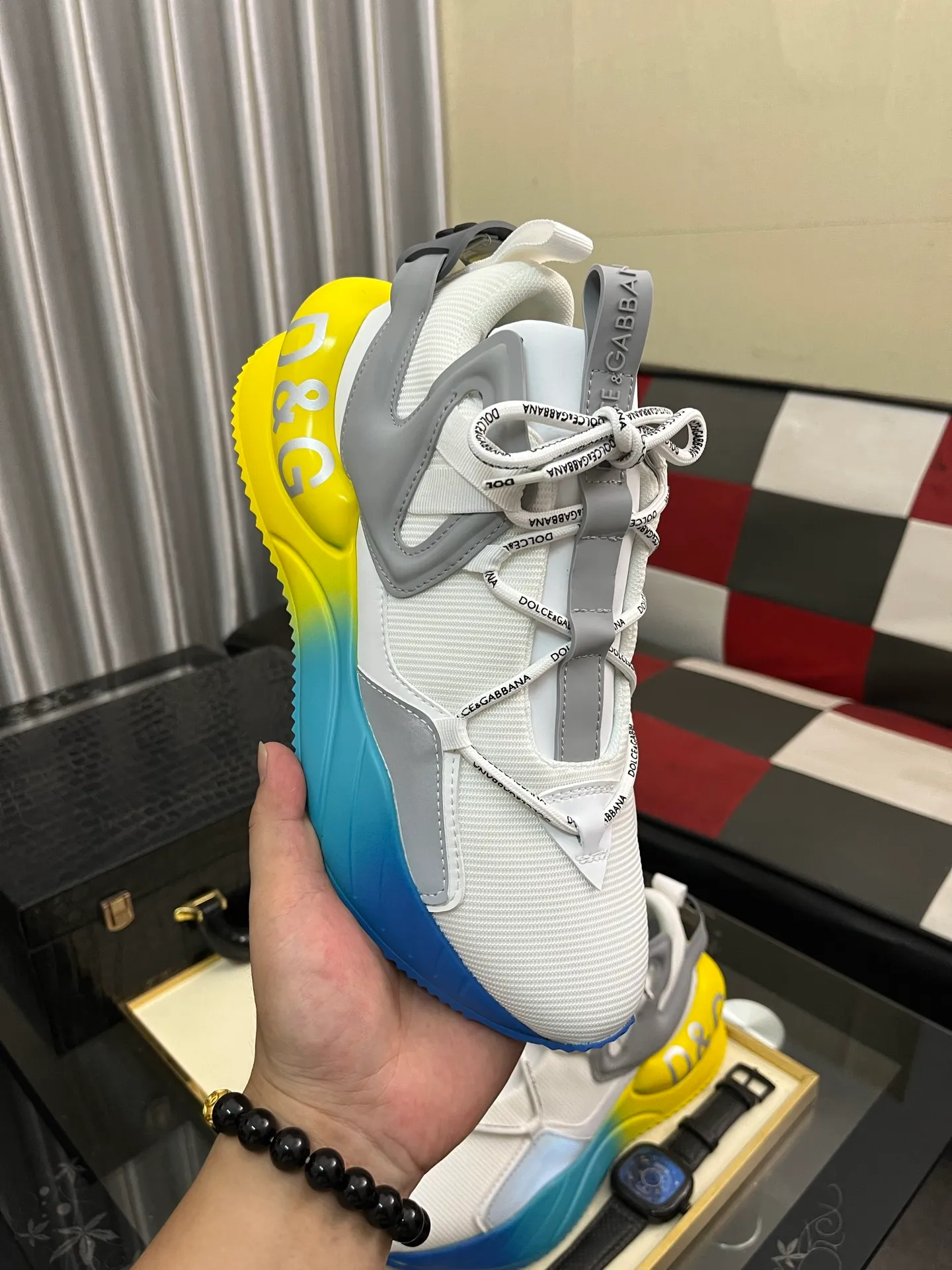 Men's men's shoes 💰540⌚️⌚️【DG～】couple casual shoes 2025z cabinet sales simultaneously 🔶Size: 35-46#️⃣ 🔷2 colors🔜The upper is made of multi-material splicing➕Mesh lining, comfortable and breathable, sole: original comfortable and wear-resistant outsole, ⚠️real thing📱photographed🎬real thing is better📢📢📢